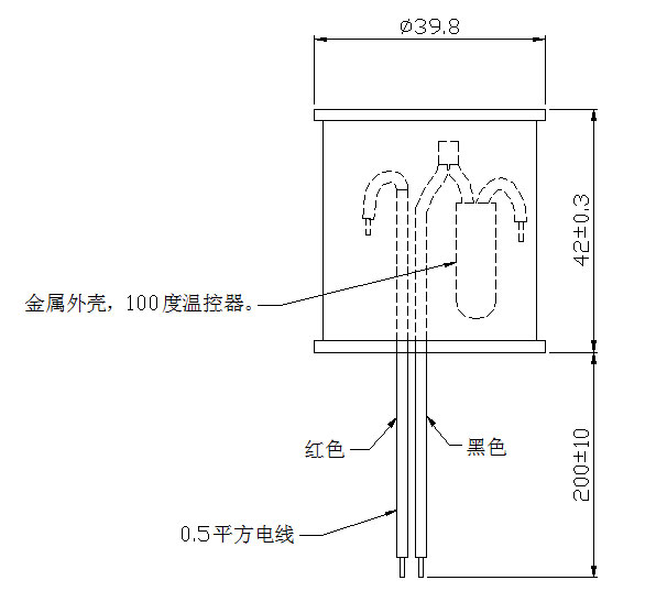 灌腸儀電磁線圈產(chǎn)品側(cè)面圖