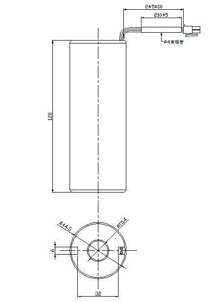 公仔跳起推動電磁鐵制作尺寸圖